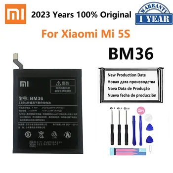 Оригинална Батерия на Телефона BM36 За Xiaomi Mi 5S Mi5S Xiaomi5S M5S Висококачествени Сменяеми Батерии За мобилен Телефон с капацитет 3200 mah